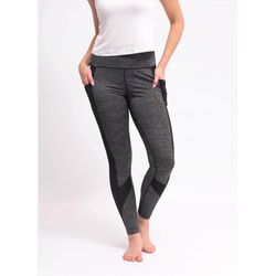 FitKicks Colorblocked Women's Leggings L Gray