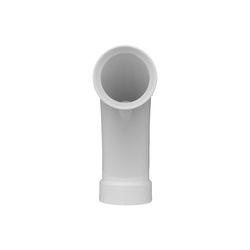 Charlotte Pipe Schedule 40 4 in. Hub X 4 in. D Hub PVC Long Turn Wye 1 pk