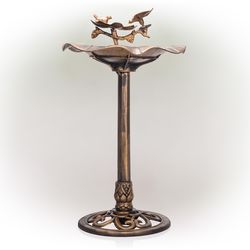 Alpine Plastic 33.5 in. Bird Bath