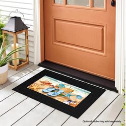 Briarwood Lane 22 in. W X 10 in. L Multi-Color Rubber Door Mat