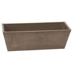 Algreen 5.5 in. H X 6 in. W X 14 in. D Plastic Windowsill Planter Taupe
