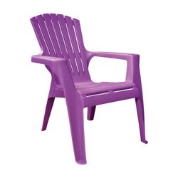 Adams Kids Adirondack Bright Violet Polypropylene Frame Adirondack Chair
