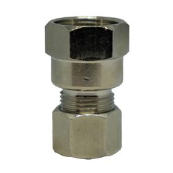 Anderson Metals 1/2 in. Female Compression in. X 3/8 in. D Compression Brass Adapter