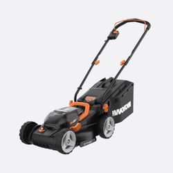 Worx 14 in. 40 V Battery Lawn Mower Kit (Battery & Charger)