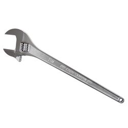CRAFTSMAN Metric and SAE Wide Jaw Adjustable Wrench 24 in. L 1 pc