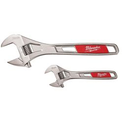 Milwaukee SAE Adjustable Wrench Set 7.1 in. L 2 pc