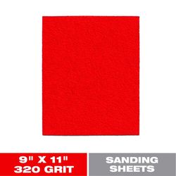 Diablo 11 in. L X 9 in. W Aluminum Oxide 320 Grit Ultra Fine Sanding Sheet