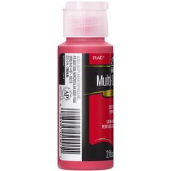 FolkArt Satin Apple Red Hobby Paint 2 oz