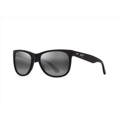 Maui Jim Kikonia XL Sunglasses Unisex Matte Black Frame Neutral Grey Lens Polarized