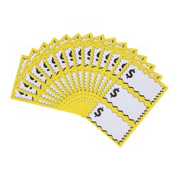 Sunburst Systems 8 in. H X 5 in. W Yellow Price Label