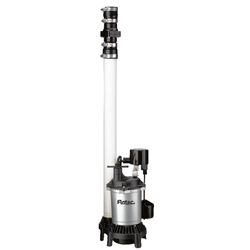 Flotec Easy Sump 1/2 HP 4200 gph Zinc Vertical Float Switch AC Submersible Sump Pump 8 ft³