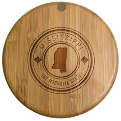 Totally Bamboo Mississippi State 6 oz Brown Salt Box 1 pk