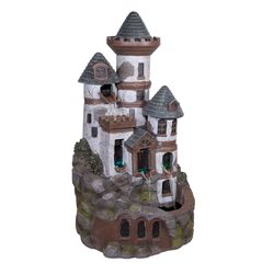 Alpine Cement/Fiberglass Assorted Fountain with LED Light