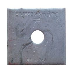 Simpson Strong-Tie 3 in. H X 0.3 in. W X 3 in. L Galvanized Steel Bearing Plate HDG