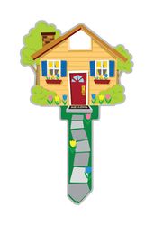 Lucky Line Key Shapes Home House Key Blank Single For Schlage Multicolored