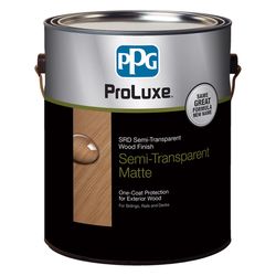 ProLuxe SRD Transparent Matte Butternut Oil-Based Alkyd All-in-One Stain and Finish 1 gal