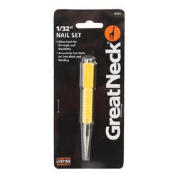 GreatNeck 1/32 in. Alloy Steel Nail Punch 4 in. L 1 pc