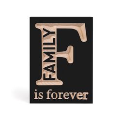 P Graham Dunn 7 in. H X 6 in. L Black MDF Word Block