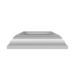 Barrette Outdoor Living 1.87 in. H X 4 in. W X 4 in. L Vinyl Trim