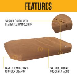 Carhartt Brown Fabric Field Pet Bed