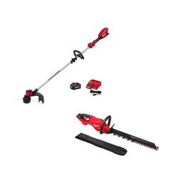 Milwaukee M18 Brushless String Trimmer & Hedge Trimmer Kit