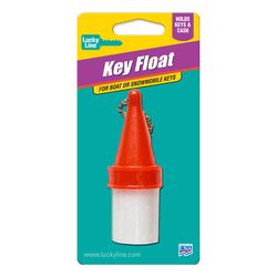 Lucky Line Plastic Red/White Buoy Keychain