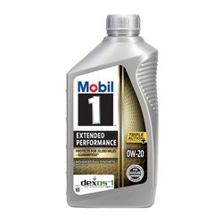 Mobil 1 Extended Peformance 0W-20 Gasoline Synthetic Motor Oil 1 qt