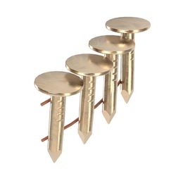 Grip-Rite 3/4 in. L X 11 Ga. Angled Coil Electro Galvanized Roofing Nails 15 deg 7200 pk