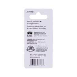 Ace Carbon Steel Heavy Duty Replacement Blade 1.6 in. L 10 pk