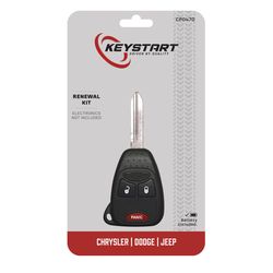 KeyStart CP047 Renewal KitAdvanced Remote Automotive Replacement Key For Chrysler Dodge Jeep
