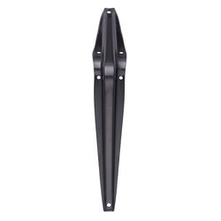 Hampton Black Steel Shelf Support 18 Ga. 6 in. L 100 lb