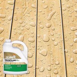 Olympic WaterGuard Low Luster Clear Fully-Transparent Water-Based Waterproofer Wood Protector 1 gal