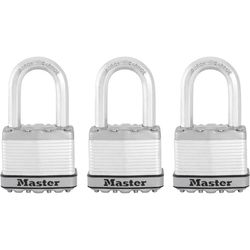 Master Lock Magnum 3.56 in. H X 2 in. W X 2 in. L Laminated Steel Dual Ball Bearing Locking Weather-