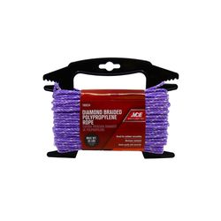 Ace 5/32 in. D X 75 ft. L Assorted Diamond Braided Polypropylene Rope