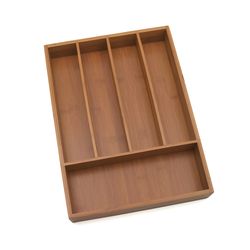 Lipper International 2 in. H X 14.25 in. W X 10.375 in. D Bamboo Flatware Organizer
