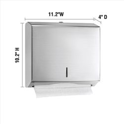 Alpine Industries Folded Hand Towel Dispenser 1 pk