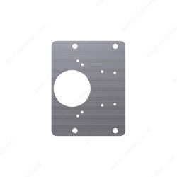 Richelieu 4.88 in. W X 5.98 in. L Gray Steel Hinge Plate 1 pk