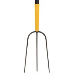 John Deere 3 Tine Steel Manure Fork 48 in. Fiberglass Handle