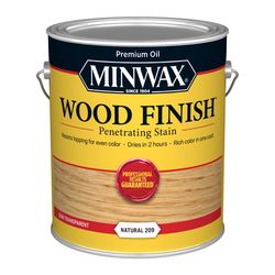 Minwax Wood Finish Semi-Transparent Natural Oil-Based Penetrating Wood Stain 1 gal