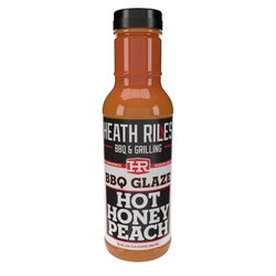 Heath Riles BBQ Hot Honey Peach Glaze 12 oz