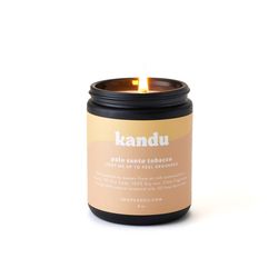 Matr Boomie Tan Palo Santo Tobacco Scent Candle 8 oz
