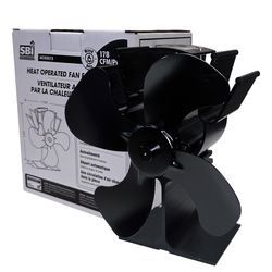 SBI 178CFM Steel Heat Powered Stove Fan