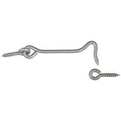 National Hardware Large Zinc-Plated Silver Steel 4 in. L Hook and Eye 1 pk
