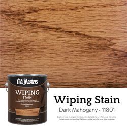 Old Masters Semi-Transparent Dark Mahogany Oil-Based Wiping Stain 1 gal