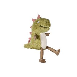 Pet Shop by Fringe Studio For Dog Brown/Green Cotton Small Arms, Big Heart Dog Toy 1 pk