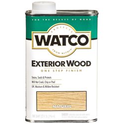 WATCO Natural Transparent Oil-Based Wood Finish 1 qt