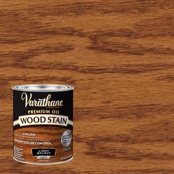 Varathane Semi-Transparent Light Walnut Oil-Based Urethane Modified Alkyd Wood Stain 1 qt