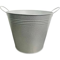 Robert Allen Jackson Ironlite 6 in. W Metal Planter White