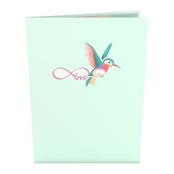 Lovepop Lovely Hummingbird Pop-up Greeting Card