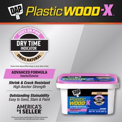DAP Plastic Wood-X Natural Wood Filler 32 oz